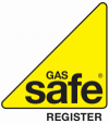 The Gas Safe Register logo. Ashton Heating & Plumbing is gas safe registered.